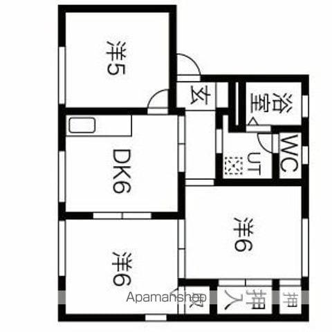 ポート未来(3DK/2階)の間取り写真