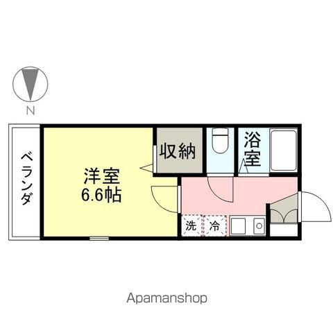 アネックス木田Ⅰ(1K/2階)の間取り写真