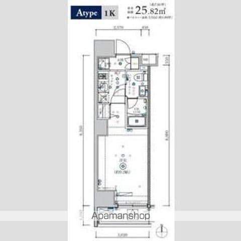 MAXIV大山TRE(1K/11階)の間取り写真
