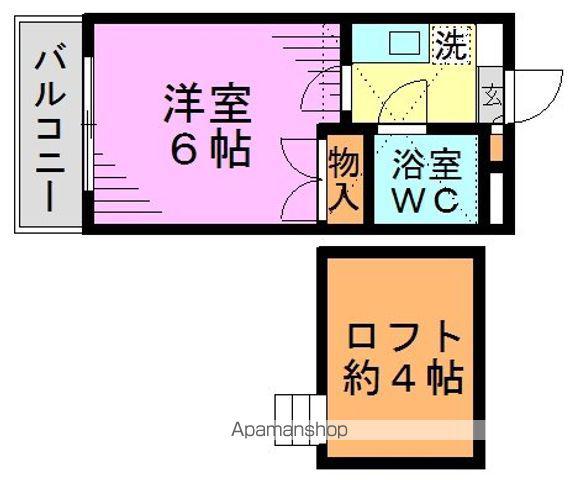 オークヒル高円寺(1K/3階)の間取り写真