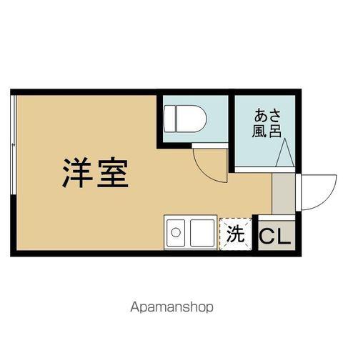HANA高円寺(ワンルーム/1階)の間取り写真