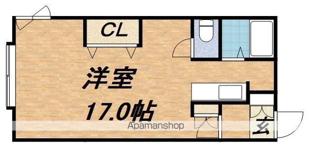 CASA PEARL PIERCE Ⅱ(1K/1階)の間取り写真