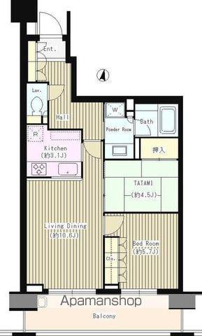 パークホームズ成増マークレジデンス(2LDK/5階)の間取り写真