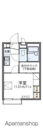 レオパレスフェアリーテールⅠ(1K/1階)の間取り写真