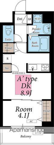 リブリ・MYT(1DK/5階)の間取り写真