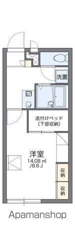 レオパレス恵比須2(1K/2階)の間取り写真
