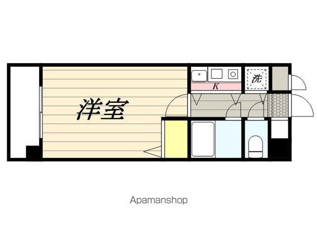 ロイヤル香椎(1K/4階)の間取り写真