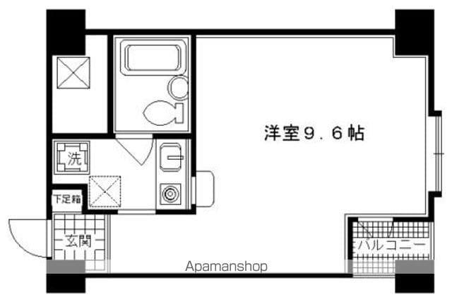 グランドパレス堀川(1K/7階)の間取り写真