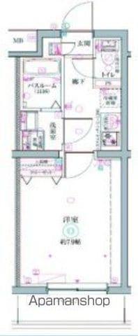 クレヴィスタ立石Ⅱ(1K/1階)の間取り写真