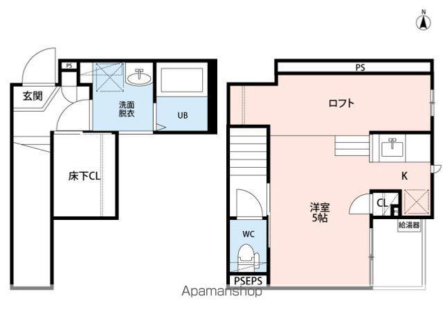 CB久留米ステラ(1K/2階)の間取り写真