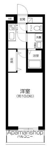 エルミ上落合(1K/2階)の間取り写真