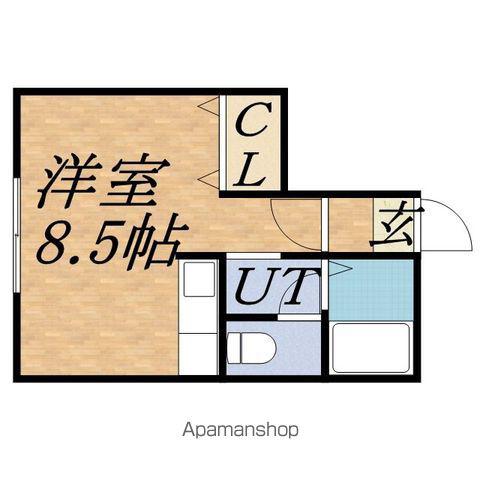コーポ桑西(1K/2階)の間取り写真