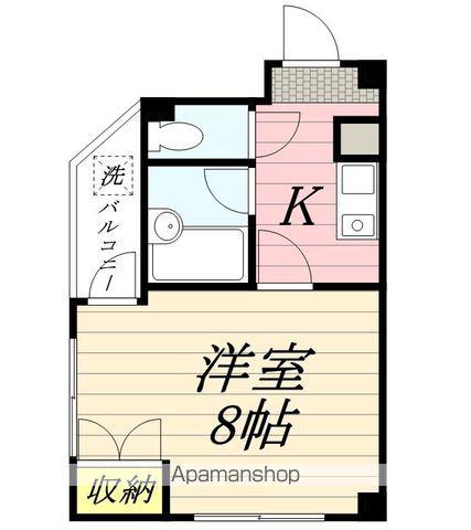 メゾン阪本(1K/3階)の間取り写真