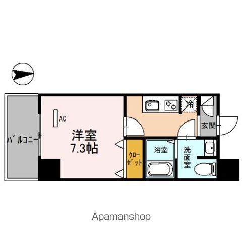 リベラーレ中野(1K/1階)の間取り写真