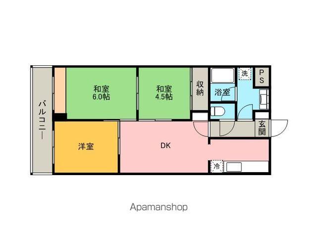 プリマベーラ(3DK/1階)の間取り写真