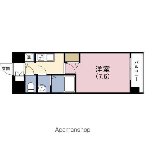 プレサンス松屋町駅前デュオ(1K/10階)の間取り写真