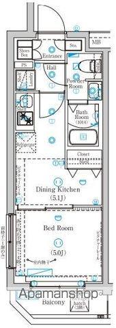 MIND HIGASHIJUJO(1DK/3階)の間取り写真