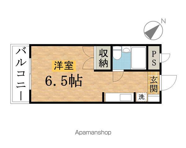 NEPビル(ワンルーム/1階)の間取り写真