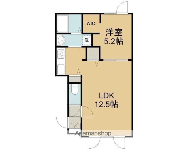 マインシュタットⅡ(1LDK/1階)の間取り写真