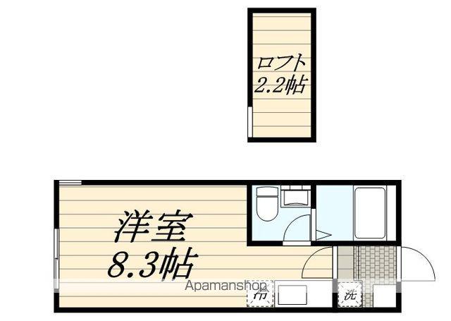 コスタ・コッレ桜木町(ワンルーム/2階)の間取り写真