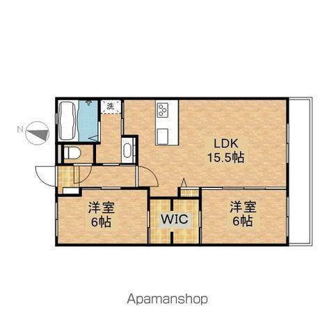 AVENIR OUEST(2LDK/2階)の間取り写真