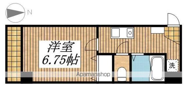 リヴイン国立(1K/3階)の間取り写真