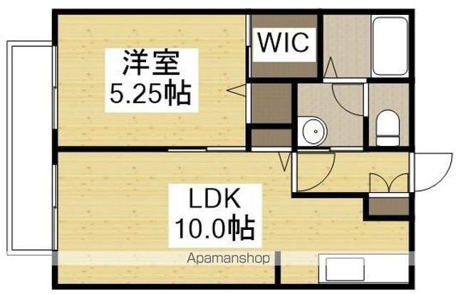 サンモール(1LDK/1階)の間取り写真