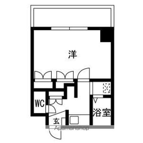 第2川崎スパマンション(1K/6階)の間取り写真