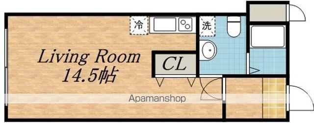 ロムペリィビル(ワンルーム/5階)の間取り写真