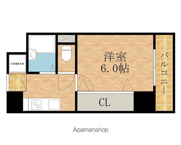 種信ビル(1K/2階)の間取り写真