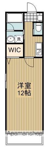 東海道本線 静岡駅 徒歩19分 4階建 築6年(1K/3階)の間取り写真