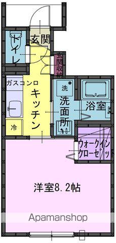 センチュリオンⅠ(1K/1階)の間取り写真
