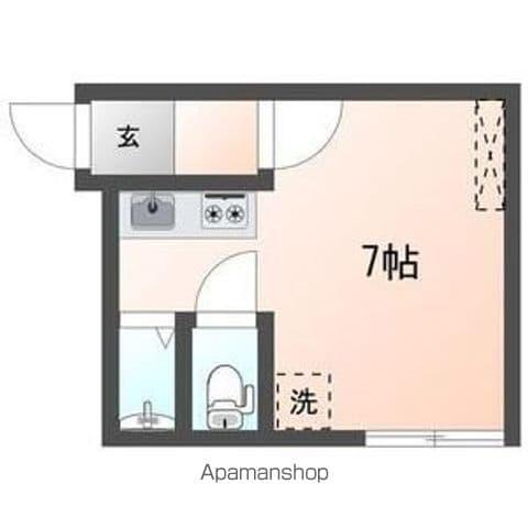 T-ROUTE菊水(1K/3階)の間取り写真