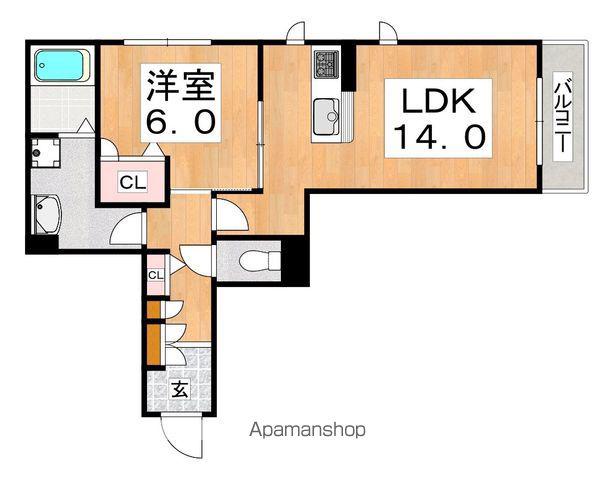 SHA MAISON LUCE(1LDK/2階)の間取り写真