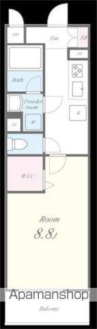 バウ ハウス(1K/2階)の間取り写真