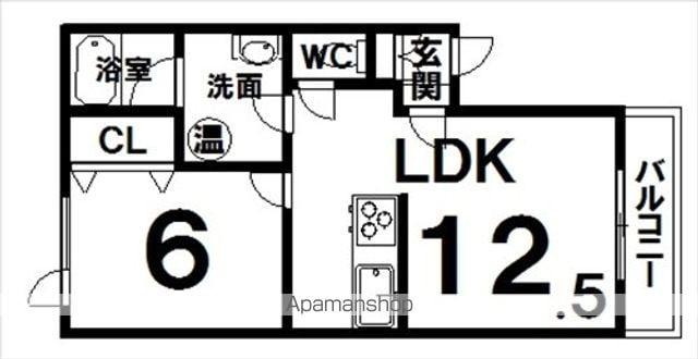 SHINKA26(1LDK/2階)の間取り写真