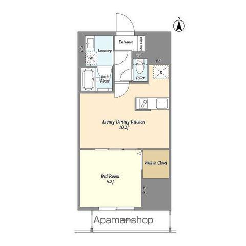 スコレサイト池袋(1LDK/5階)の間取り写真