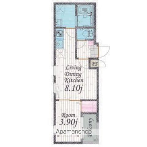 CHERIM 本陣十王町 ノース(1LDK/1階)の間取り写真