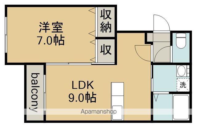 フェニーチェ(1LDK/2階)の間取り写真
