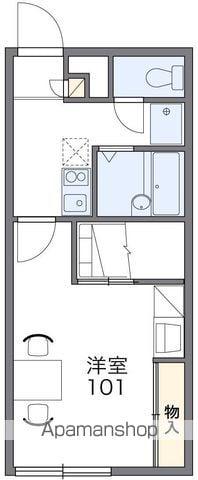 レオパレスKINAMI(1K/1階)の間取り写真