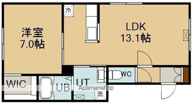 CASAオルフェ(1LDK/2階)の間取り写真