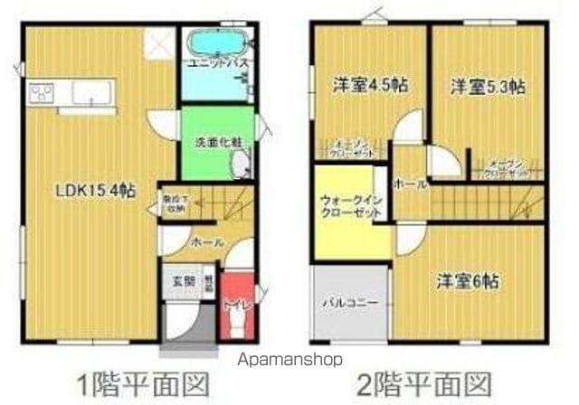 高松琴平電鉄長尾線 林道駅 徒歩9分 2階建 築14年(3LDK)の間取り写真