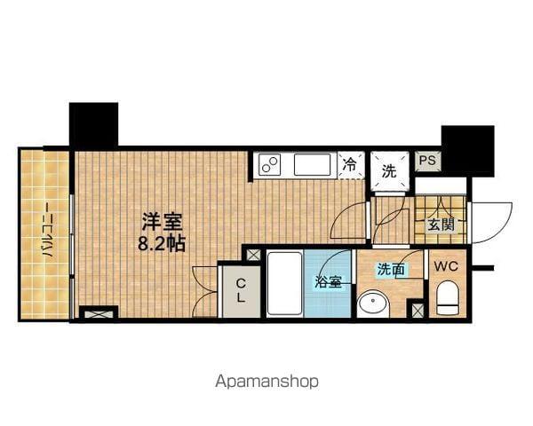 プライムアーバン久米川(ワンルーム/3階)の間取り写真