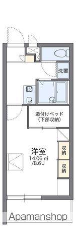 レオパレスFRIENDSⅡ(1K/2階)の間取り写真