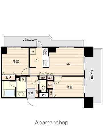 ドゥーエ練馬(2LDK/3階)の間取り写真