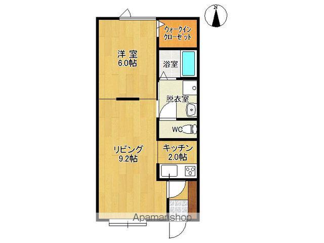 ベネッセⅤ(1LDK/1階)の間取り写真