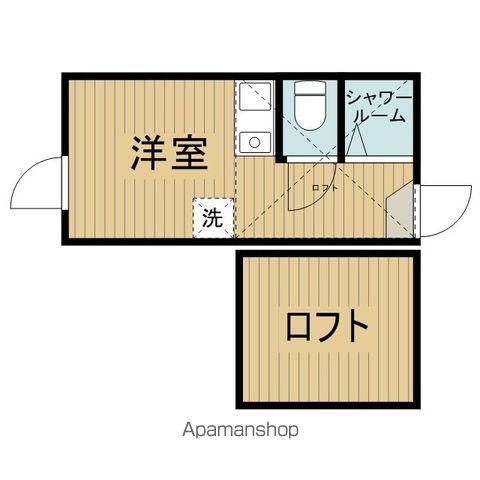 フェリスキッド(ワンルーム/1階)の間取り写真