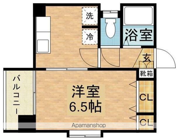 クロスステージ博多駅前(1K/5階)の間取り写真