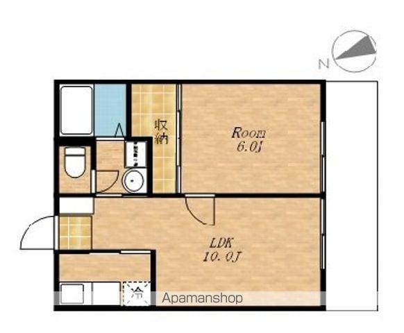 サンハイツ(1LDK/1階)の間取り写真