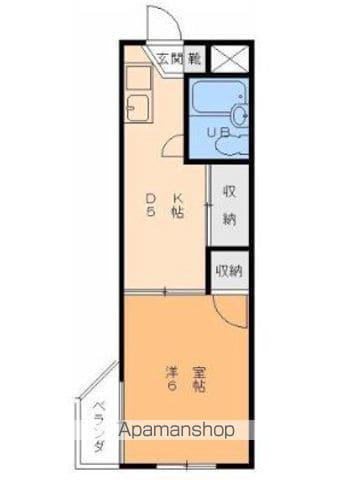 パールハイツ寿(1DK/3階)の間取り写真